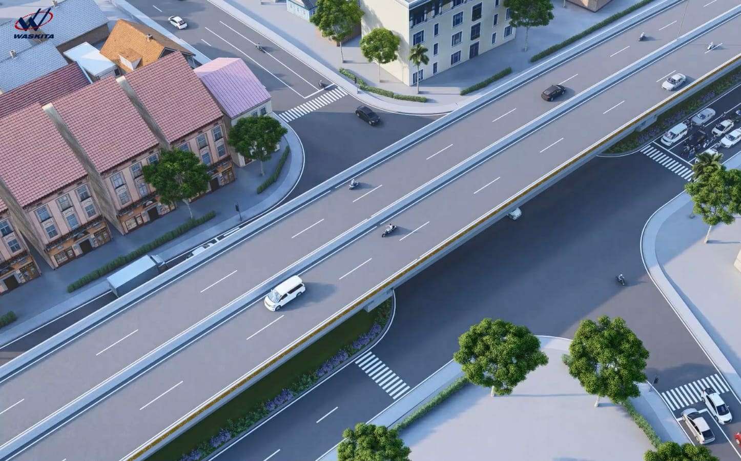 Flyover Sekip Ujung, Palembang (Foto: Kementerian PUPR)