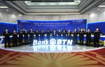 Direksi Bank BTN usai RUPS (Foto: Bank BTN)