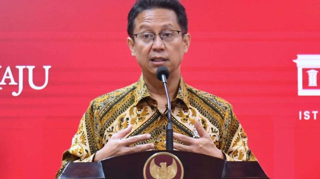 Menteri Kesehatan Budi Gunadi Sadikin memberi keterangan pers di Kantor Presiden, Senin (2/1/2023). (Foto: Biro Pers Setpres)