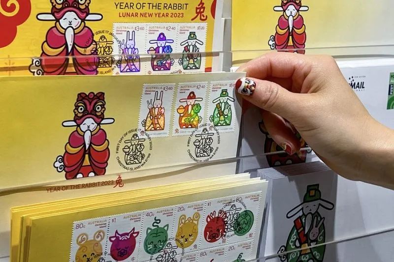 Prangko Edisi Imlek Bernuansa Kelinci di Australia (Foto: Antara/ Xinhua) Prangko Edisi Imlek Bernuansa Kelinci di Australia (Foto: Antara/ Xinhua)